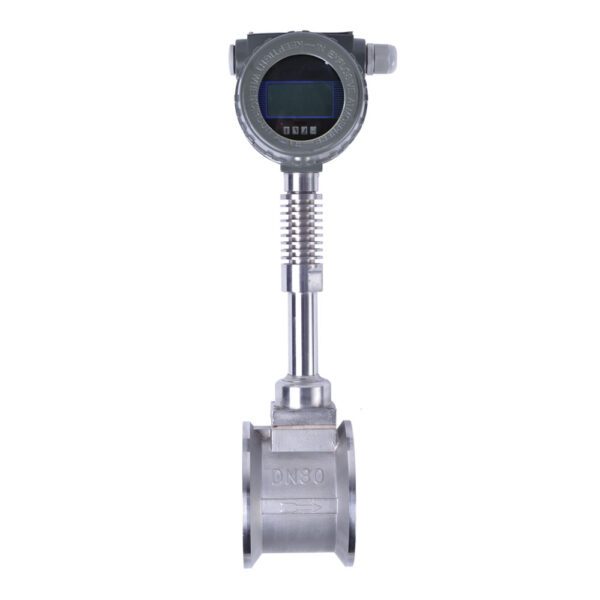 Temperature Pressure Compensation Vortex Gas Flow Meter