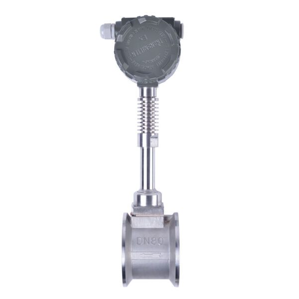 Temperature Pressure Compensation Vortex Gas Flow Meter